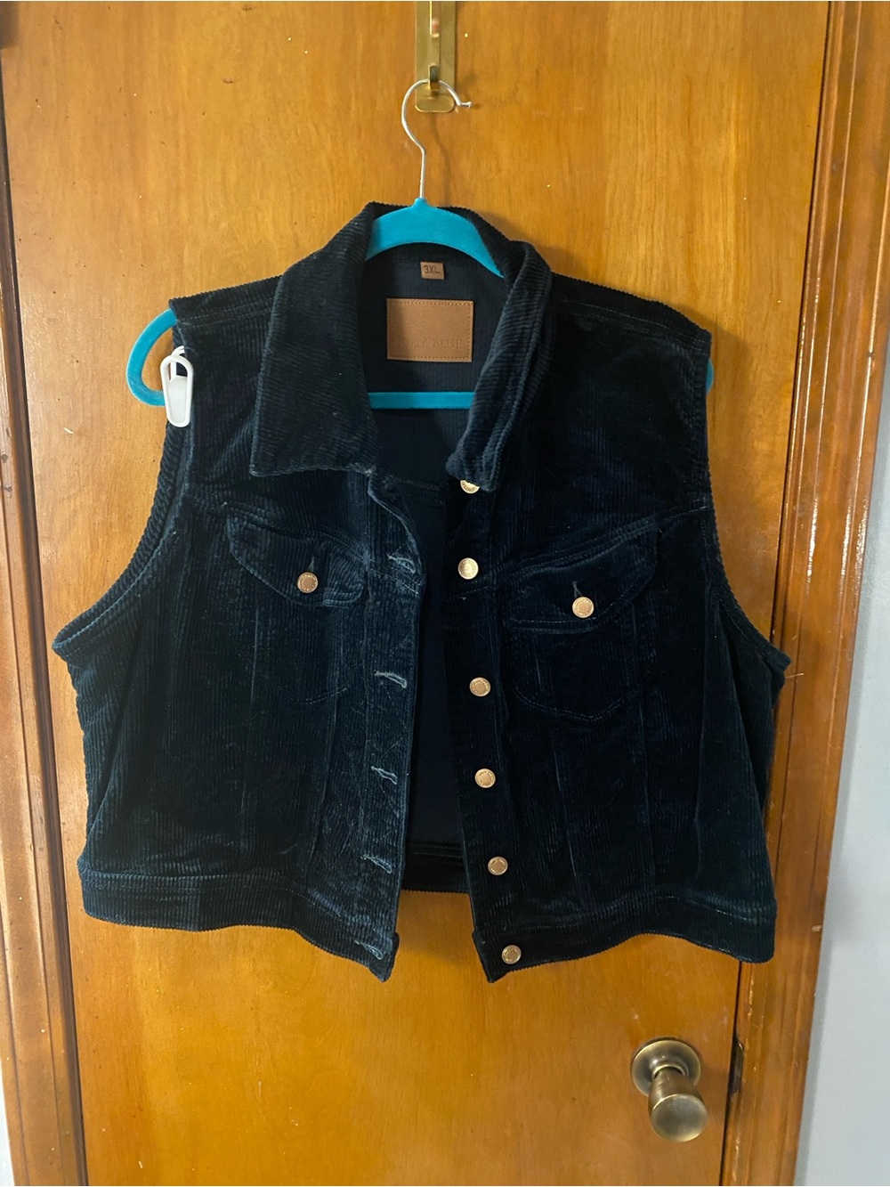 Judy Blue Corduroy Button-Front Vest Jacket